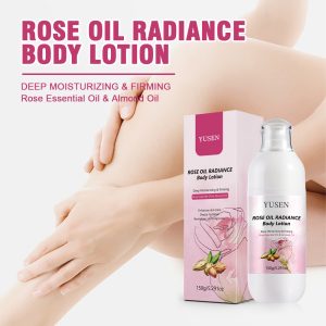 Rose oil radiance body lotion 150g Rose Essential Oil & Almond Oil