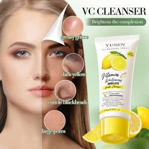Lemon vitamin c whitening amino acid gentle ceanser 100g 99% Natural fruil