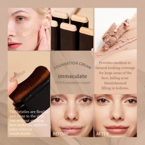 Thin And Comfortable Concealer Foundation Cream 20g Three-Dimensional Cover Blemishes