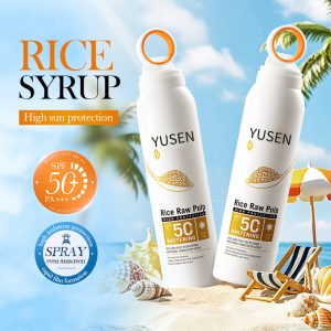 Rice milk rtefreshing whitening sunscreen spray 150ml SPF 50+ PA+++